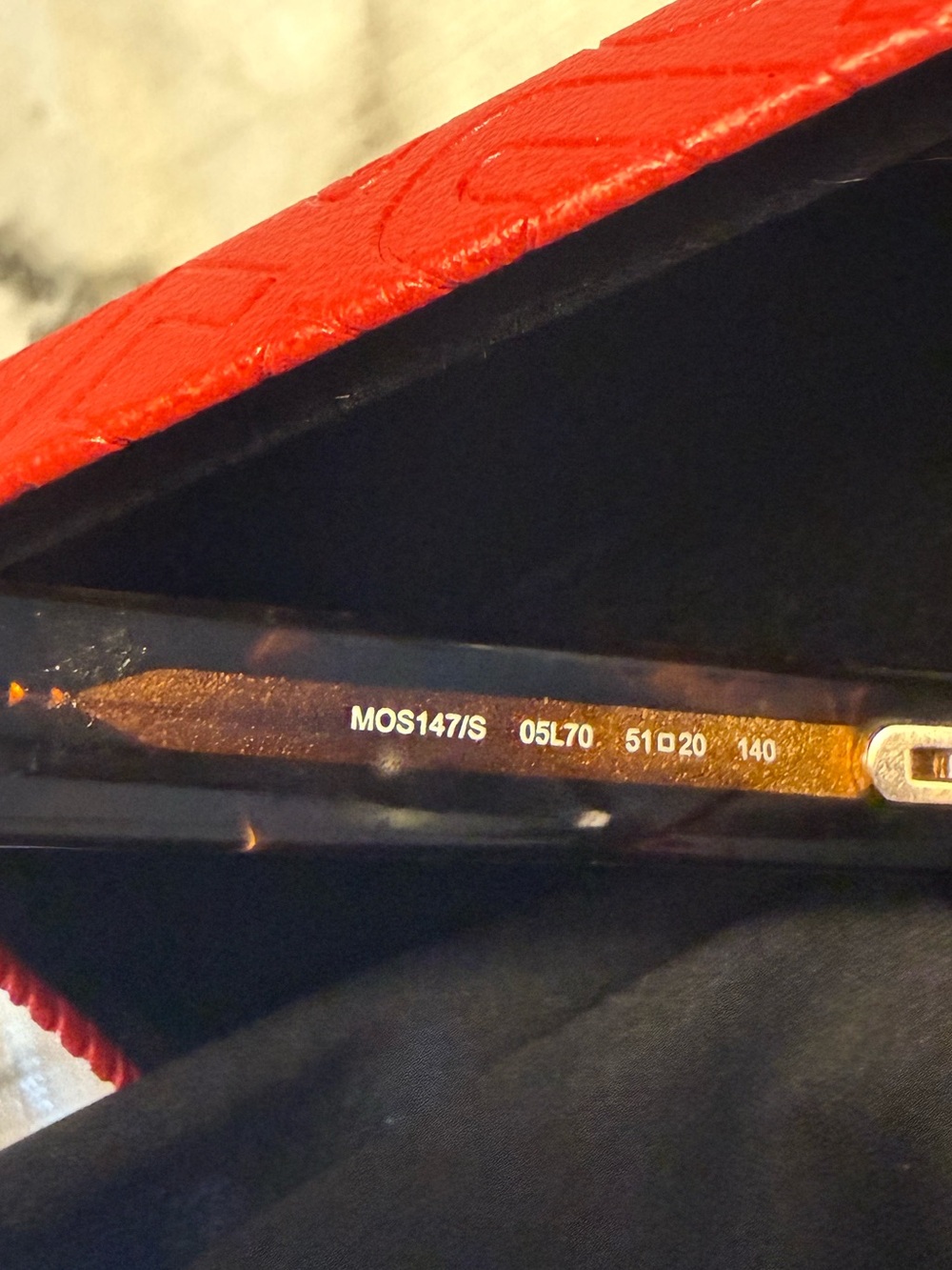 Moschino Tortoiseshell Sunglasses with Gold Logo - Picture 8 of 12